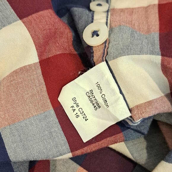 J. Crew Men's Medium Regular Fit 100% Cotton Button Down Shirt Style #C3724 - Picture 7 of 13